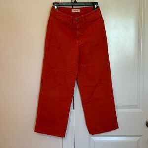 Madewell Slim Emmett Wide Leg Crop